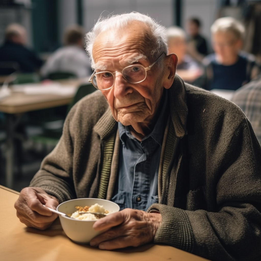 male_holocaust_surviver_beneficiary_is_eating_a_meal_in_764a5482-f4b2-43c0-87ff-d5155099c96f